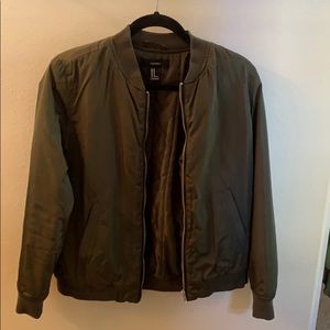Forever 21 Green bomber jacket